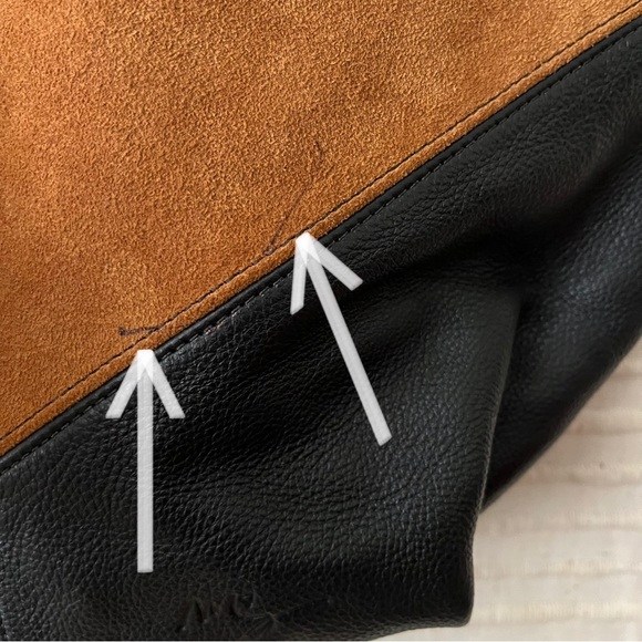 Molly G Louise Two Tone Leather Bag - Picture 8 of 16